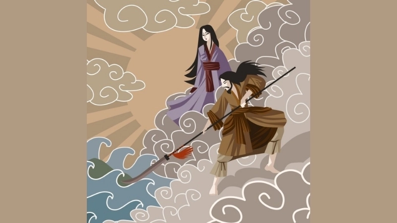 Tóm tắt chi tiết tác phẩm Kojiki: Truyện thần thoại Izanagi và Izanami