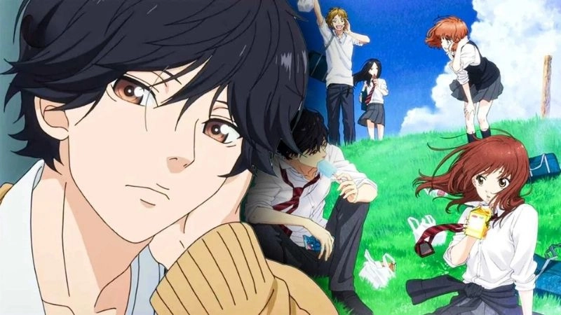 Tóm tắt Ao Haru Ride chuyện tình học đường đầy dằn vặt
