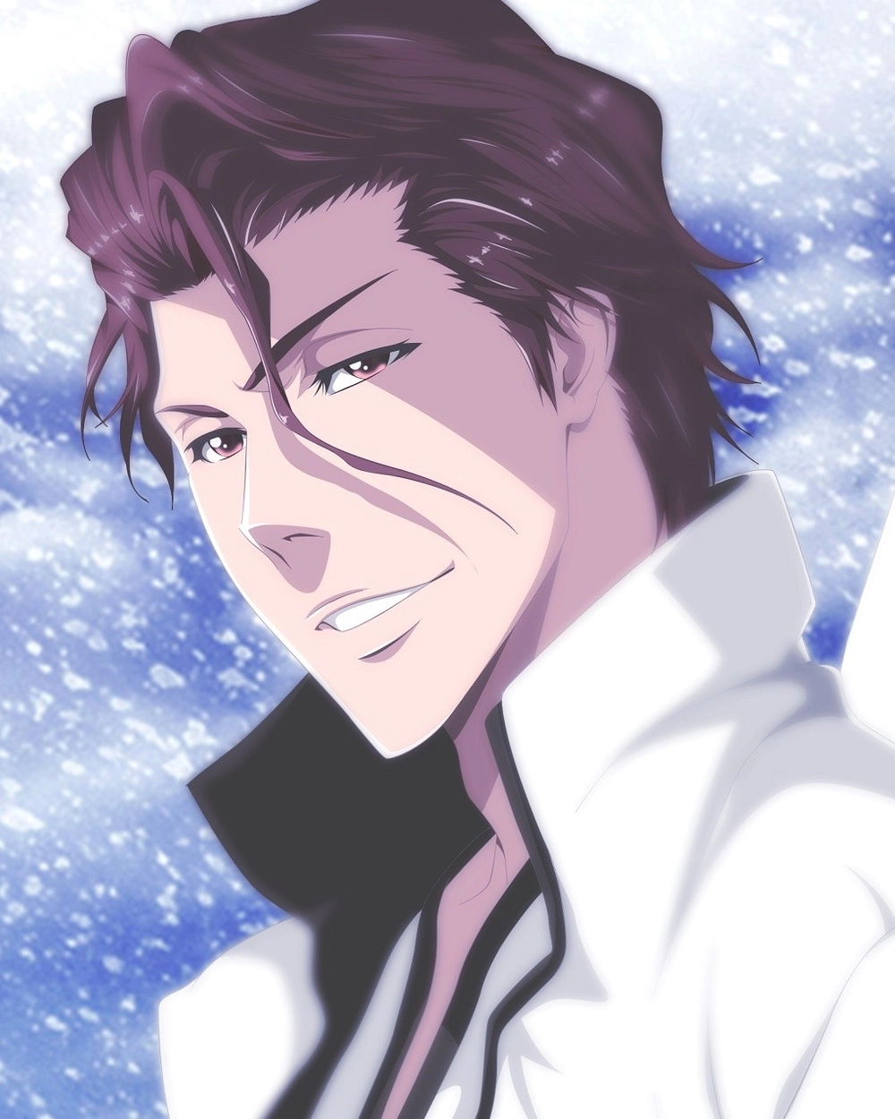 Bleach Aizen Sosuke khắc họa nhân vật phản diện đầy quyền lực và lạnh lùng