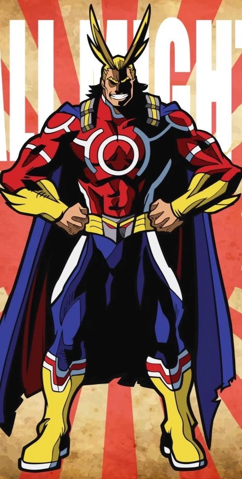 All Might biểu tượng anh hùng mạnh mẽ và kiên cường