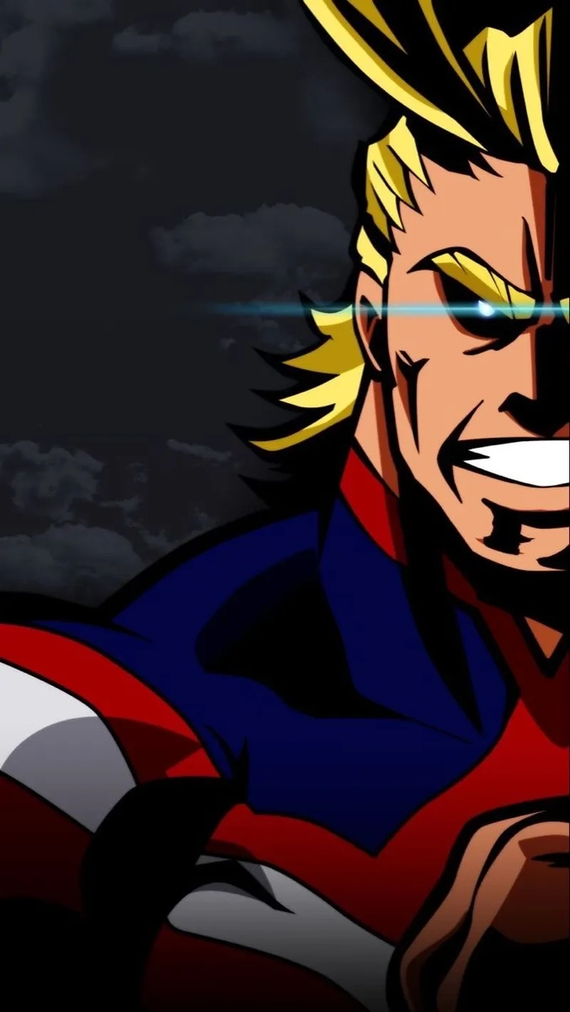 All Might Boku no Hero Academia nổi bật với sức mạnh phi thường