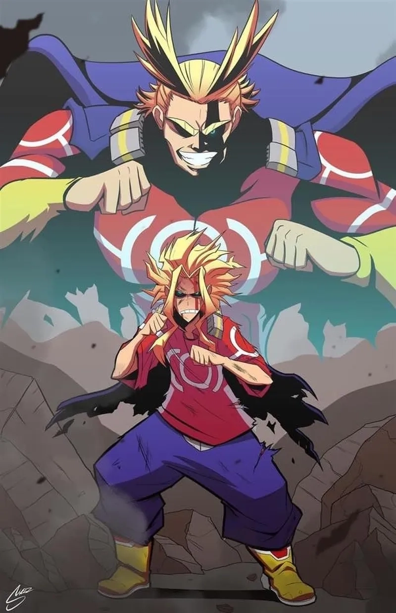 All Might là siêu anh hùng số một trong anime My Hero Academia