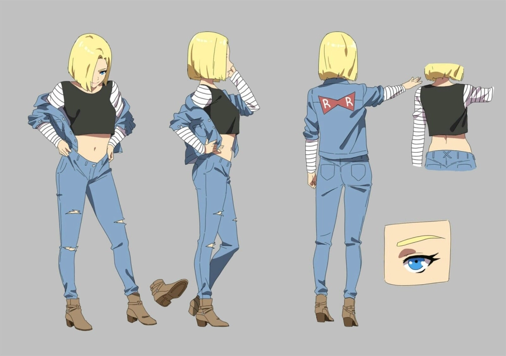 Dragon Ball Android 18 sức mạnh kết hợp nhan sắc tuyệt vời
