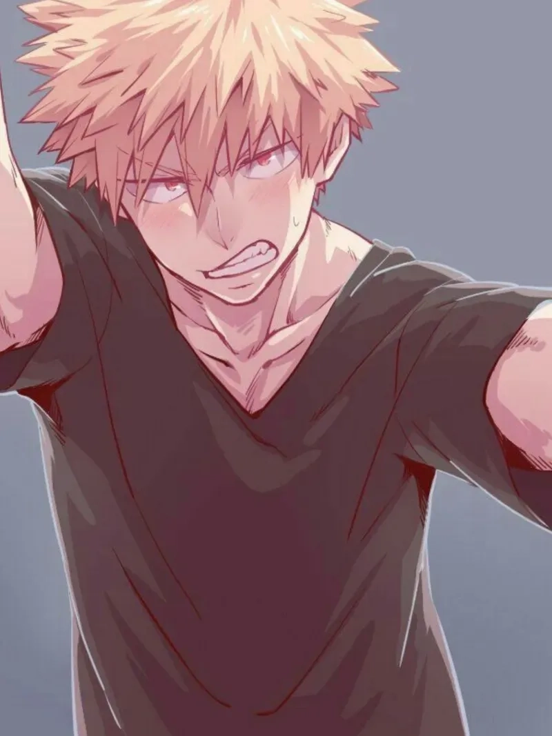 Bakugou nổi bật với phong thái ngầu và quyết đoán