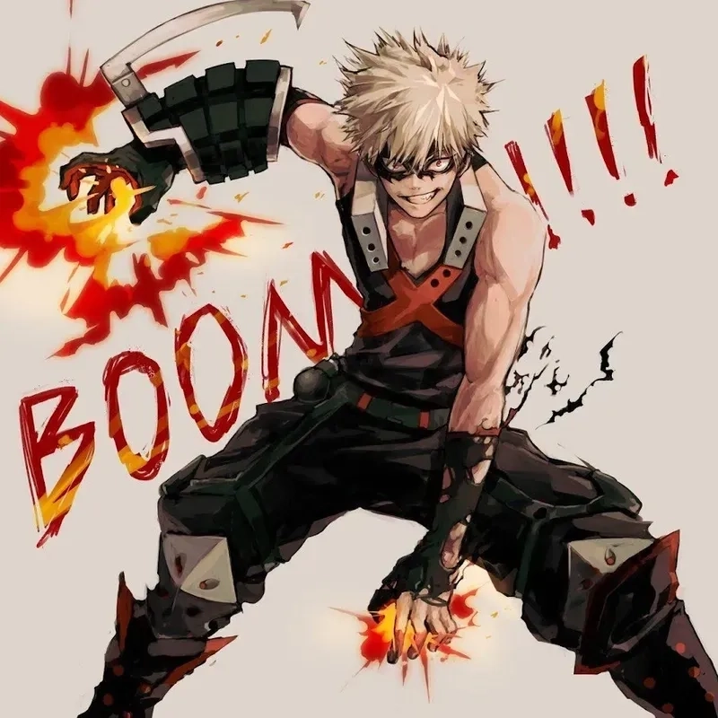 Bakugou chibi hình ảnh dễ thương và đáng yêu