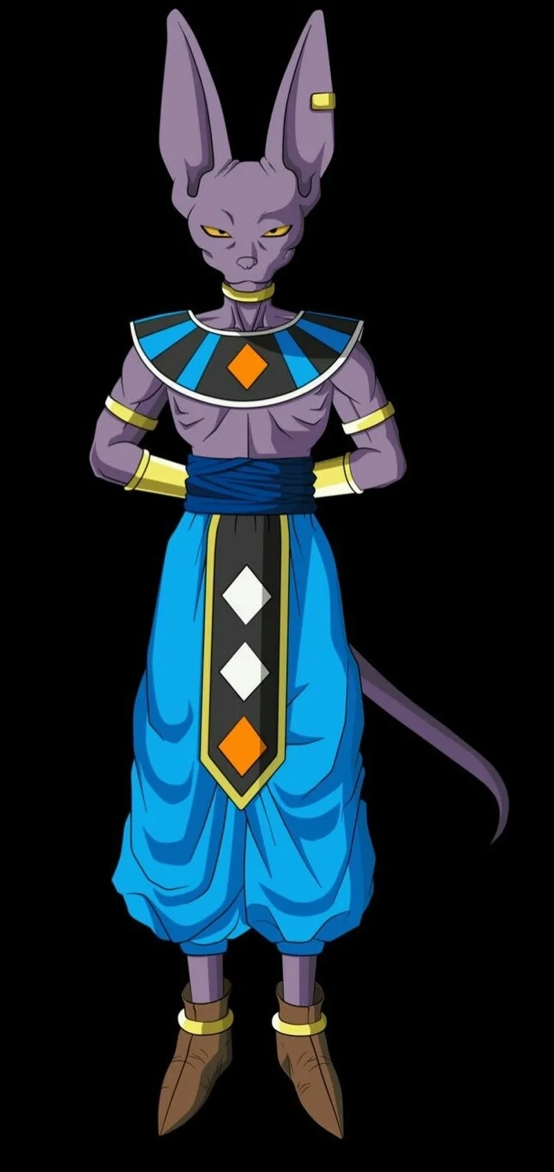 Beerus Sama hình ảnh uy nghiêm đầy quyền lực