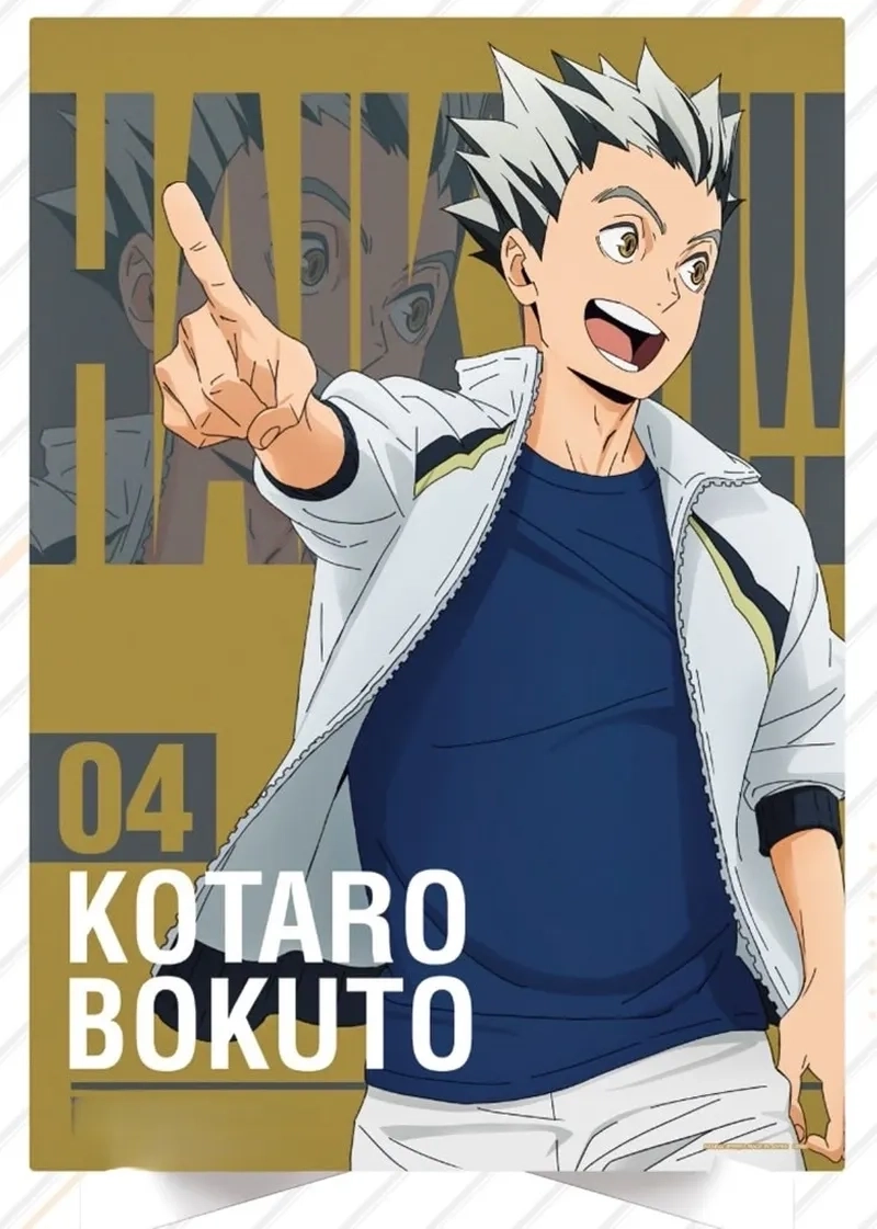 Anime Bokuto khắc họa trọn vẹn sự cá tính và tinh thần mạnh mẽ