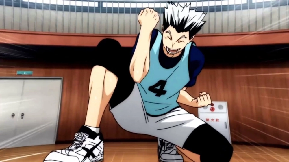 Haikyuu Bokuto khắc họa hình ảnh tay đập chủ lực đầy ấn tượng