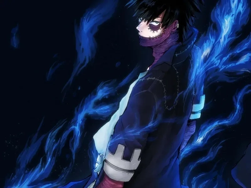My Hero Academia Dabi nổi bật với khí chất lạnh lùng