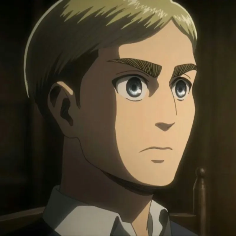 Erwin Smith đến từ anime Attack on Titan, nổi tiếng với vai trò tổng chỉ huy đầy trí tuệ và quả cảm. Ông là biểu tượng của sự lãnh đạo và hy sinh vĩ đại