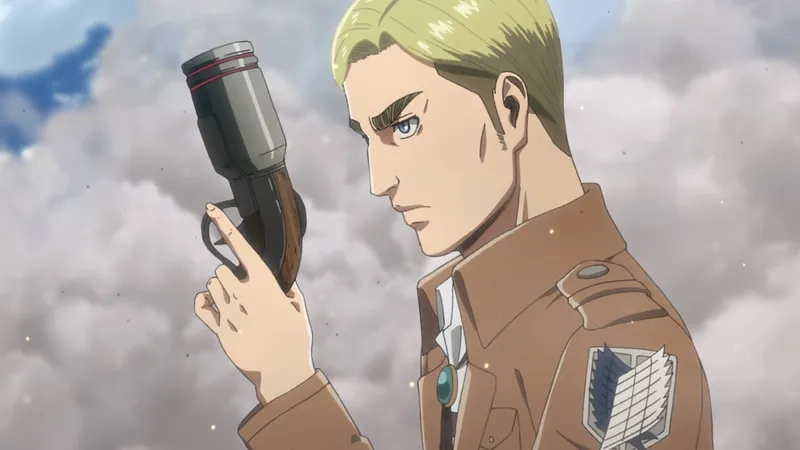 Attack on Titan Erwin người dẫn dắt quân đoàn trinh sát