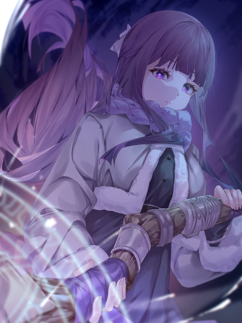 Fern anime nhân vật đồng hành cùng Frieren đầy cảm xúc