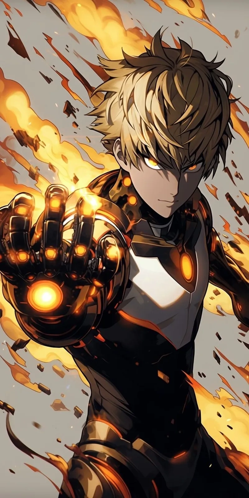 Genos cyborg dũng cảm trung thành với Saitama