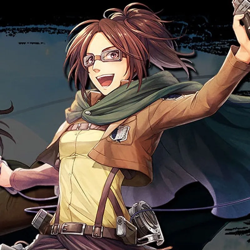 Hange Zoe nhân vật gắn liền trí tuệ và đam mê