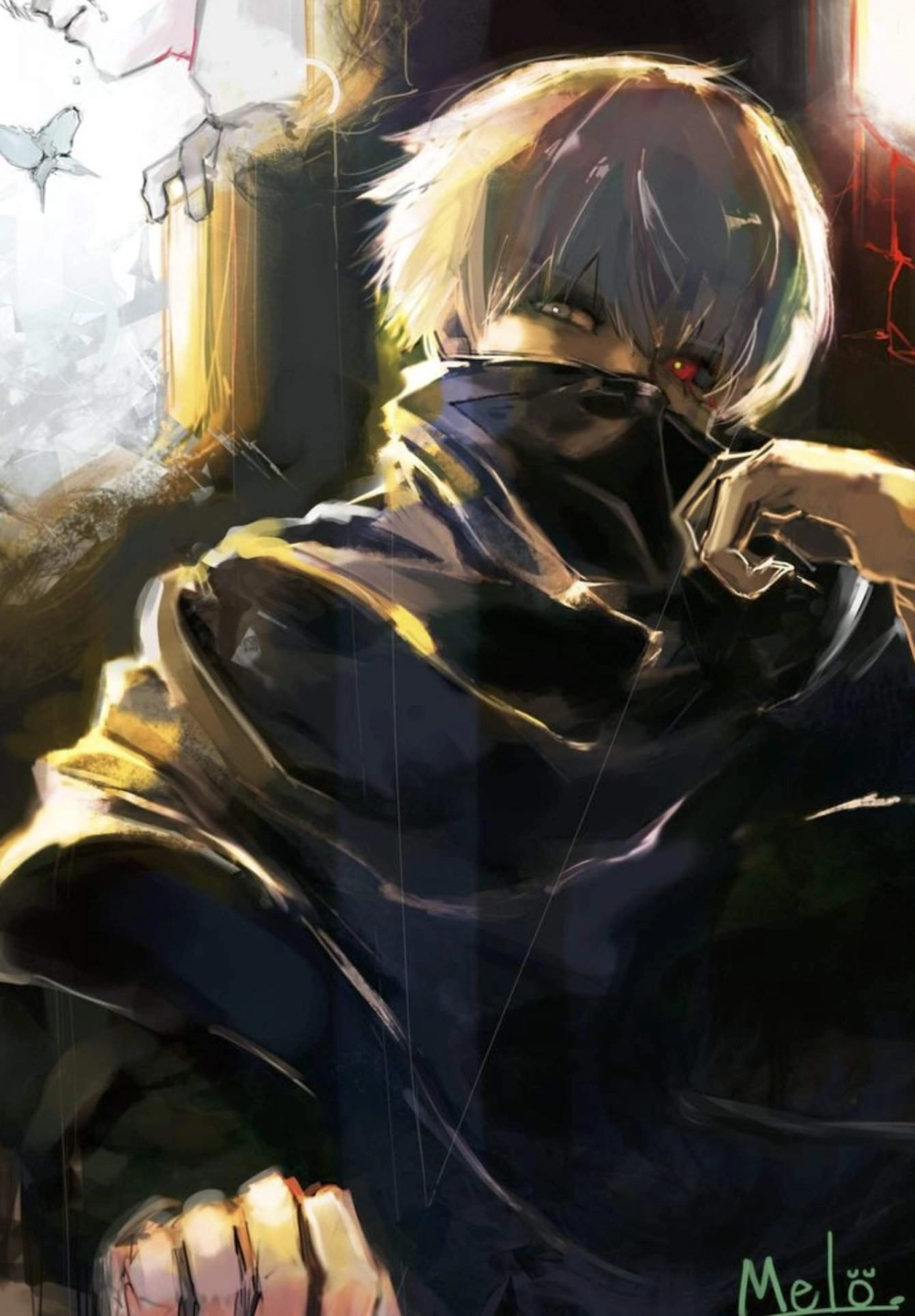 Anime Ken Kaneki khắc họa sự đau đớn và hy vọng