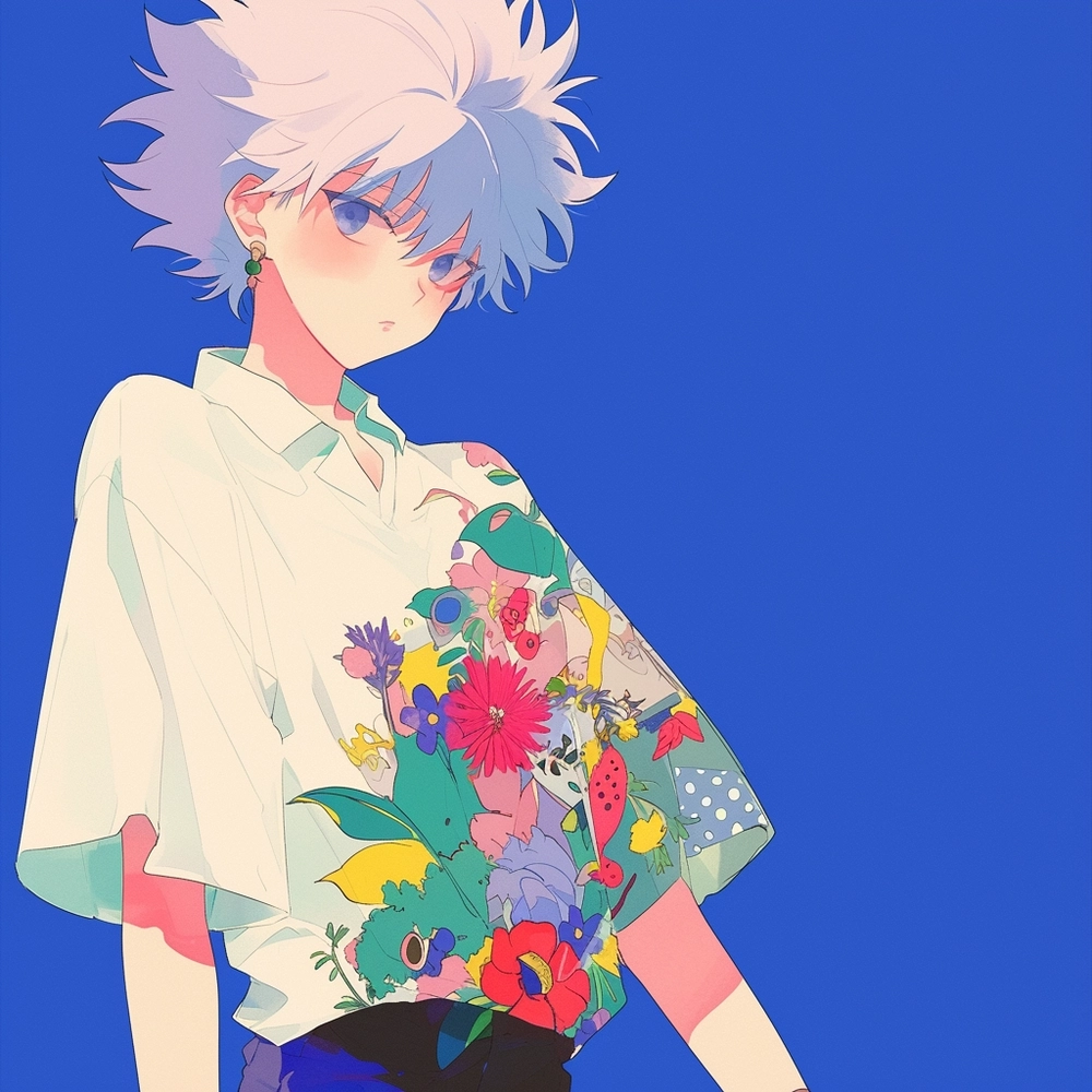 Vẽ Killua sáng tạo từ cảm hứng nhân vật nổi tiếng