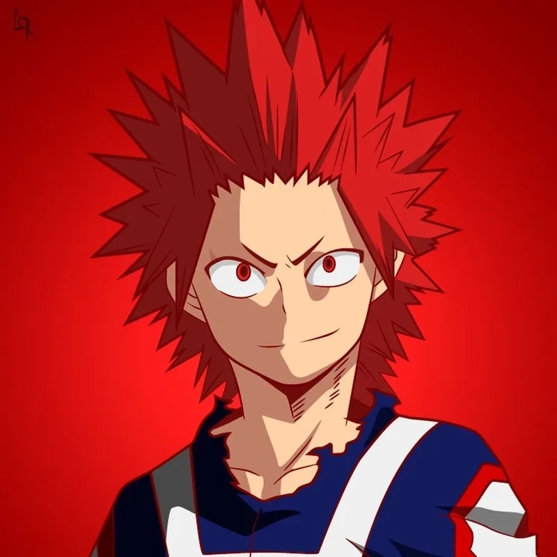 Kirishima Eijirou là học sinh lớp 1A trong anime My Hero Academia