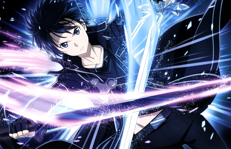 Kirito nhân vật chính trong Sword Art Online đầy bản lĩnh