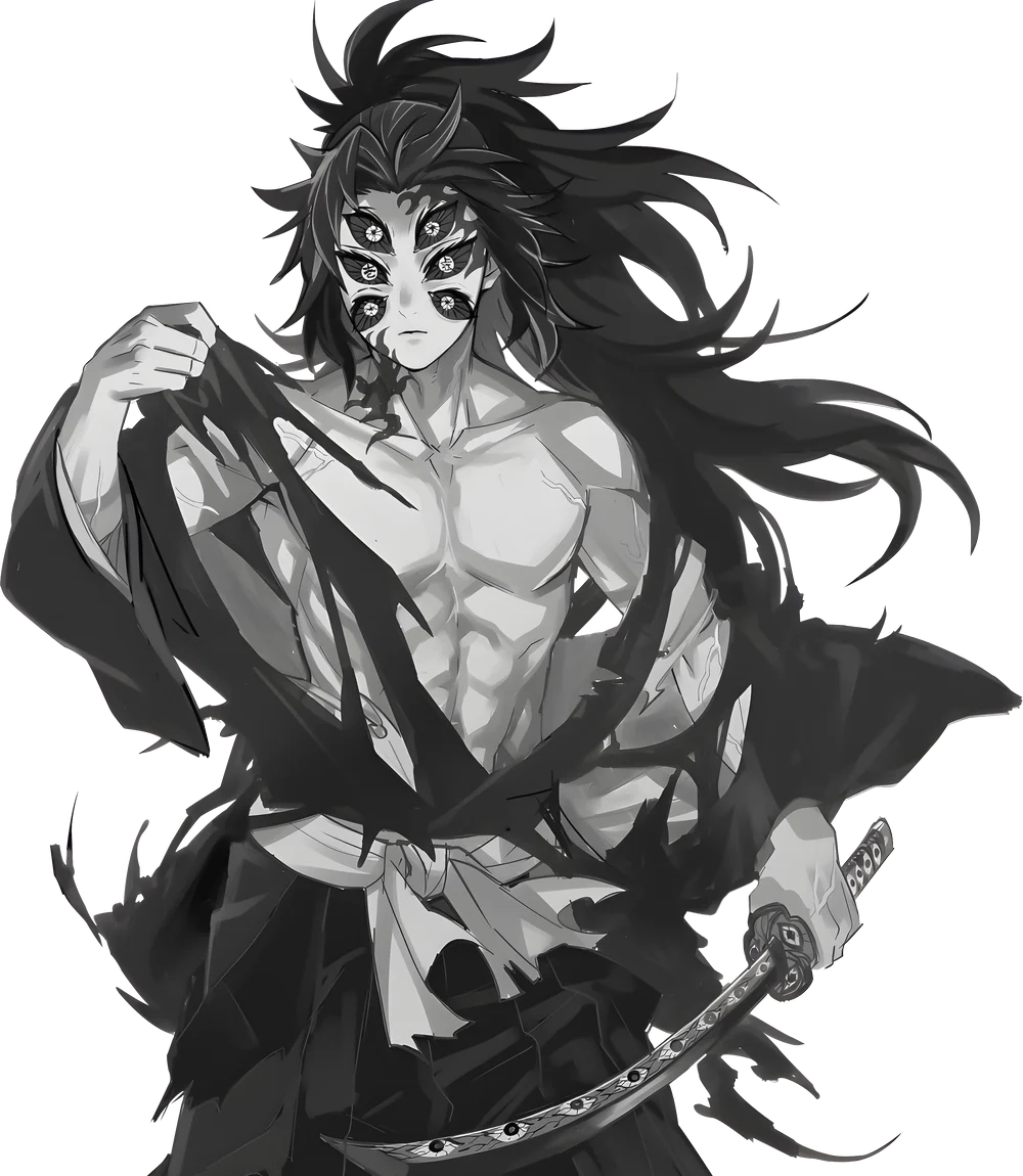 Kokushibo ảnh chân dung nhân vật phản diện bí ẩn