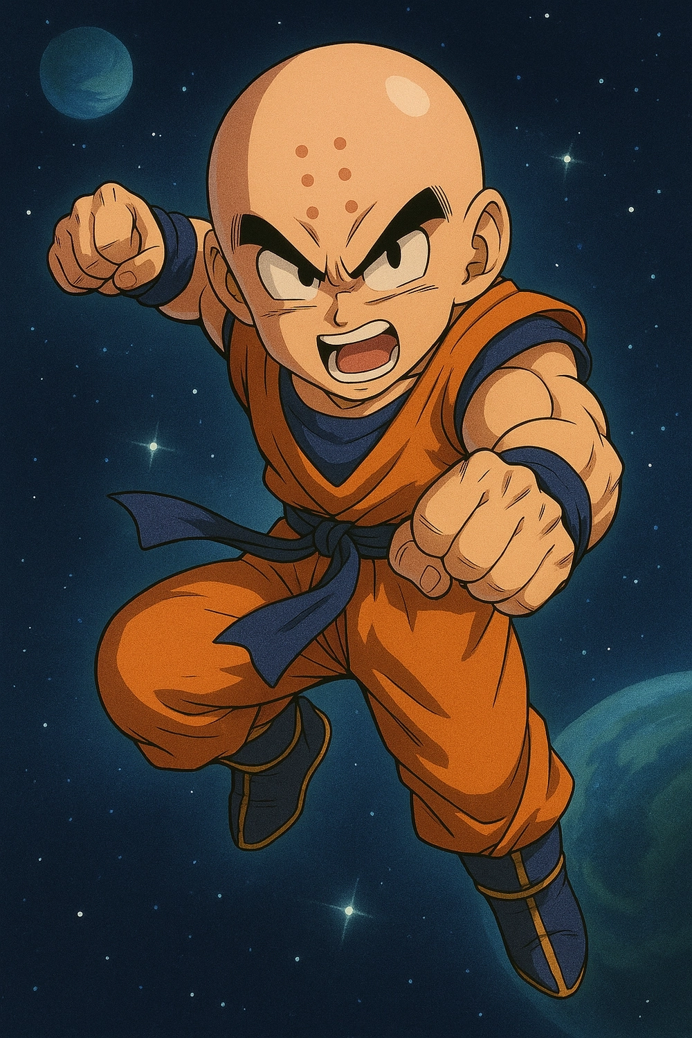 Krillin chiến binh dũng cảm luôn sát cánh bên Goku