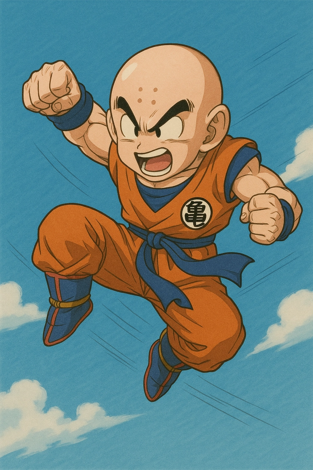 Dragon ball Krillin nhân vật gắn liền ký ức tuổi thơ