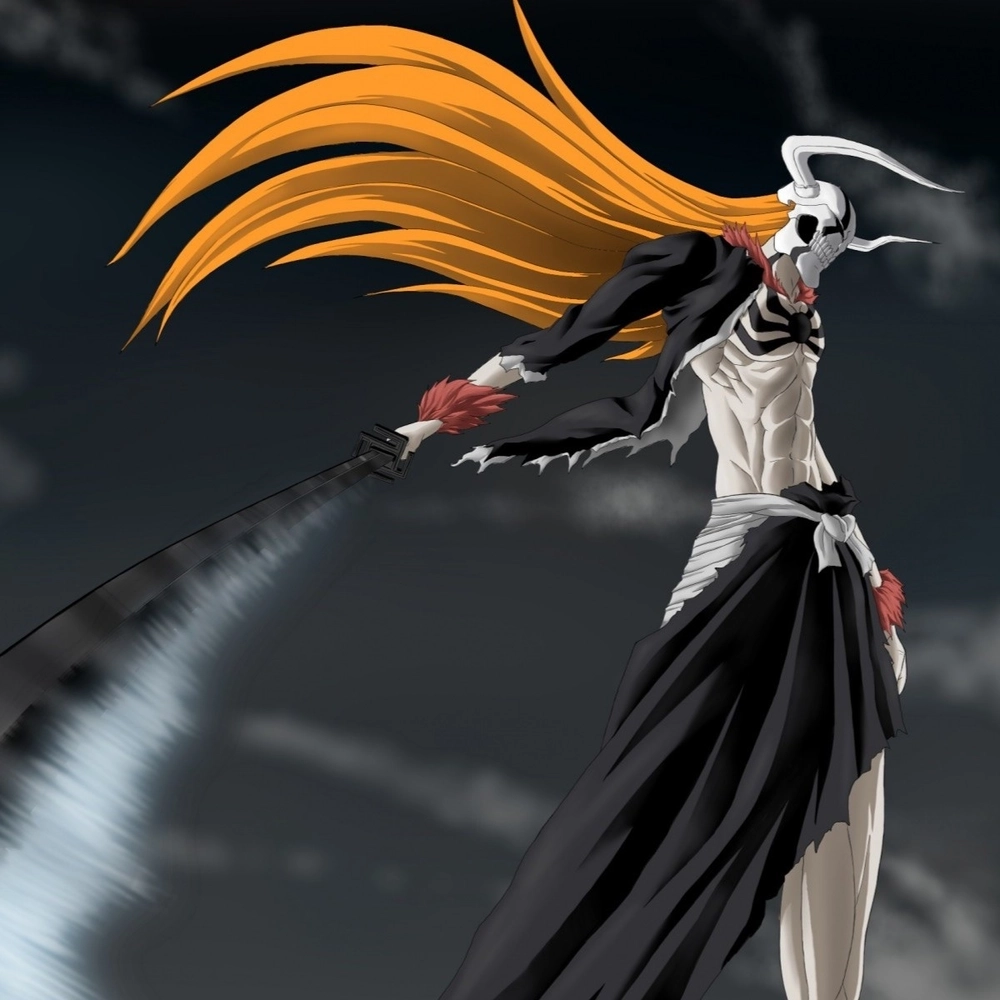 Ichigo Kurosaki Hollow khắc họa hình ảnh sức mạnh Hollow mạnh mẽ