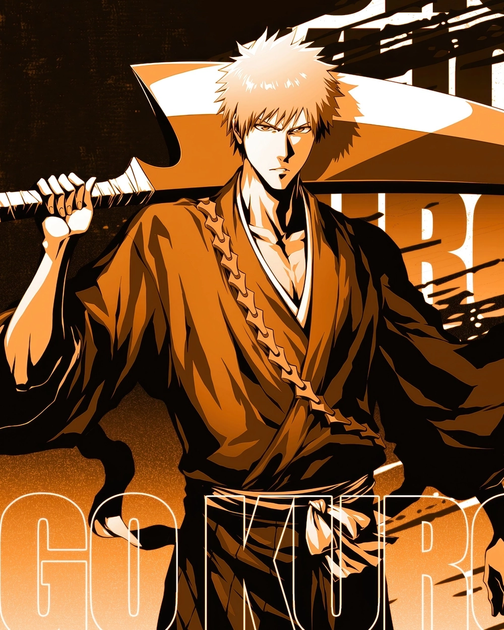 Kurosaki Ichigo wallpaper mang đến hình ảnh sắc nét và sống động