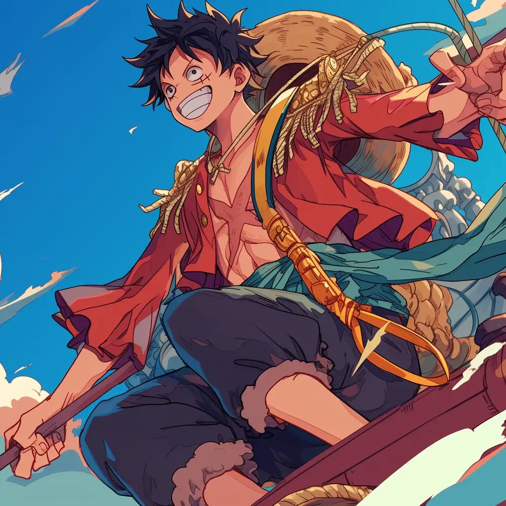 Monkey D Luffy để lại dấu ấn với ước mơ trở thành vua hải tặc