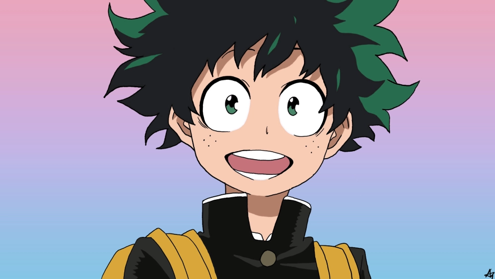 Izuku Midoriya học sinh anh hùng mang sức mạnh phi thường