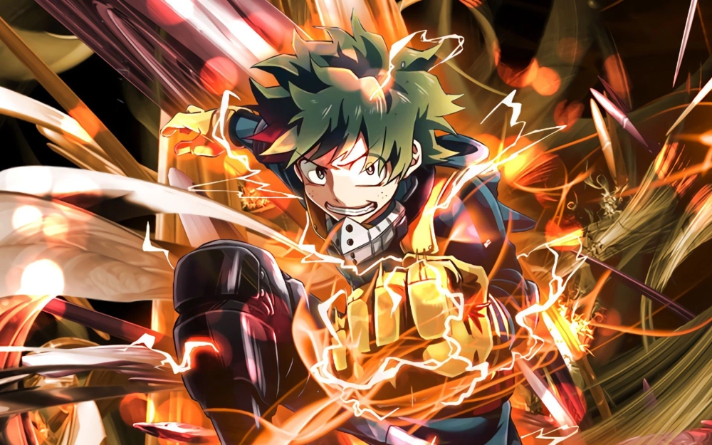 Midoriya Deku chiến binh trẻ tuổi đầy quyết tâm