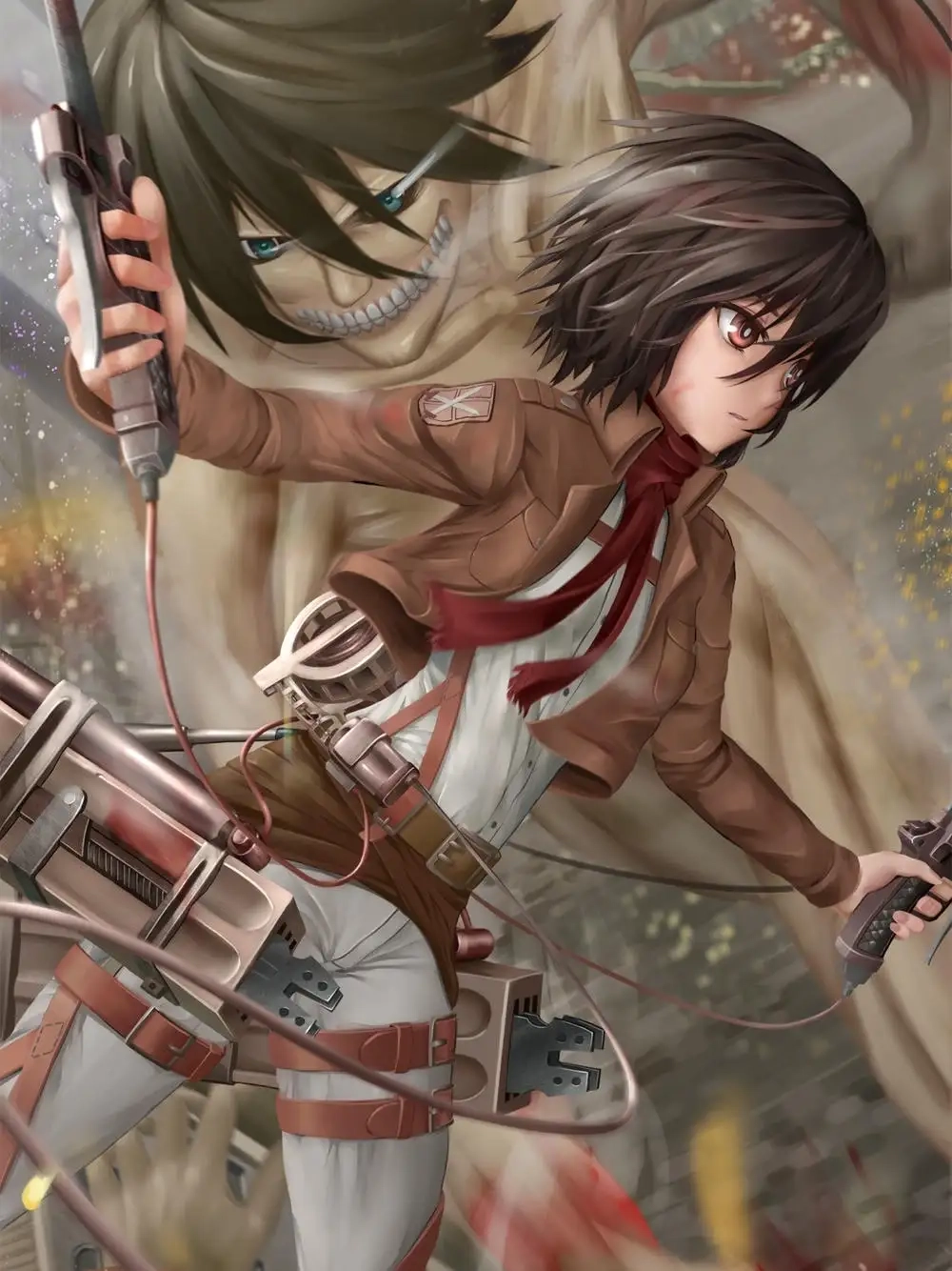 Mikasa cao bao nhiêu, cô cao 170 cm