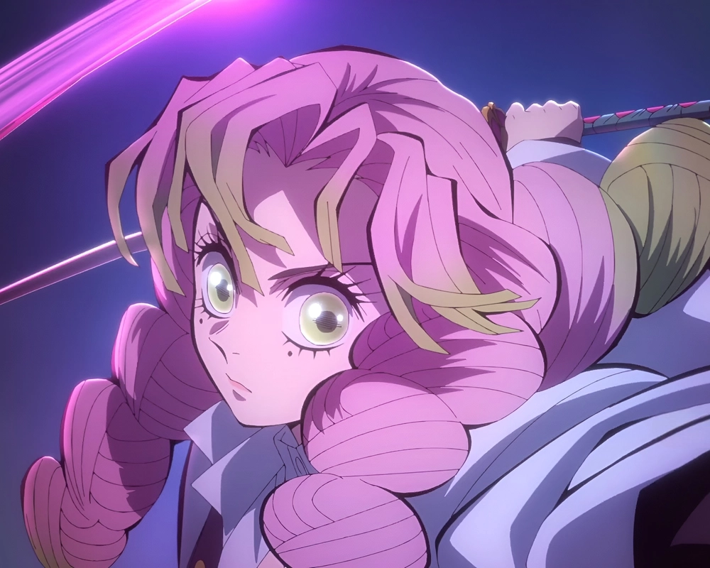 Mitsuri Tóc Hồng nổi bật giữa trận chiến rực rỡ