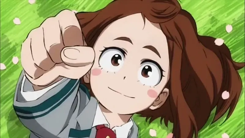 My Hero Academia Ochako nhân vật truyền cảm hứng