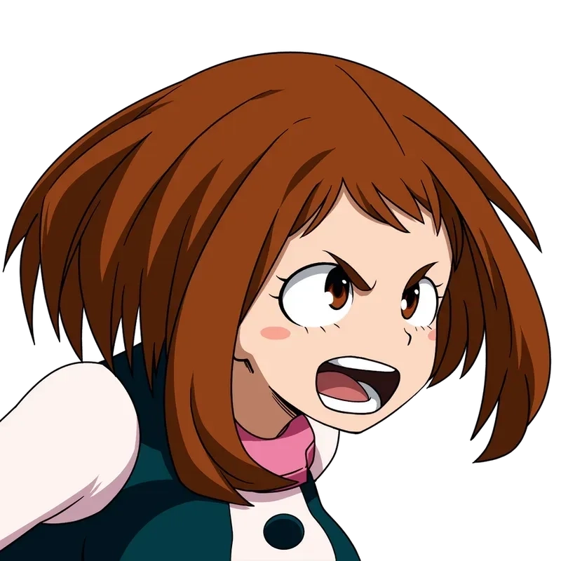 Anime Ochako hình ảnh nữ anh hùng giàu cảm xúc