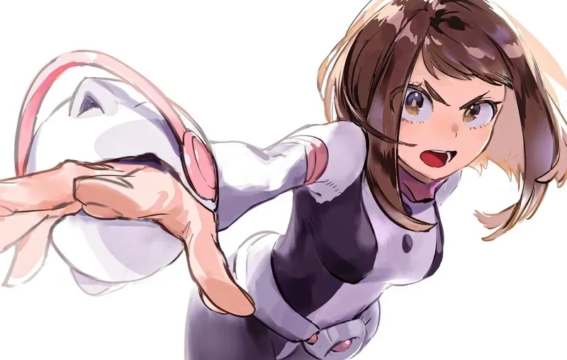 Uraraka Ochako fanart tái hiện vẻ đẹp sống động