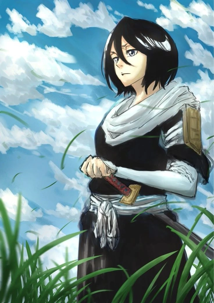 Kuchiki Rukia mang trong mình hình ảnh mạnh mẽ nhưng dịu dàng
