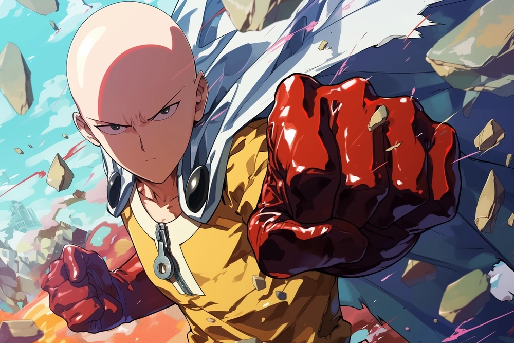 OPM Saitama nhân vật trung tâm hài hước và mạnh mẽ