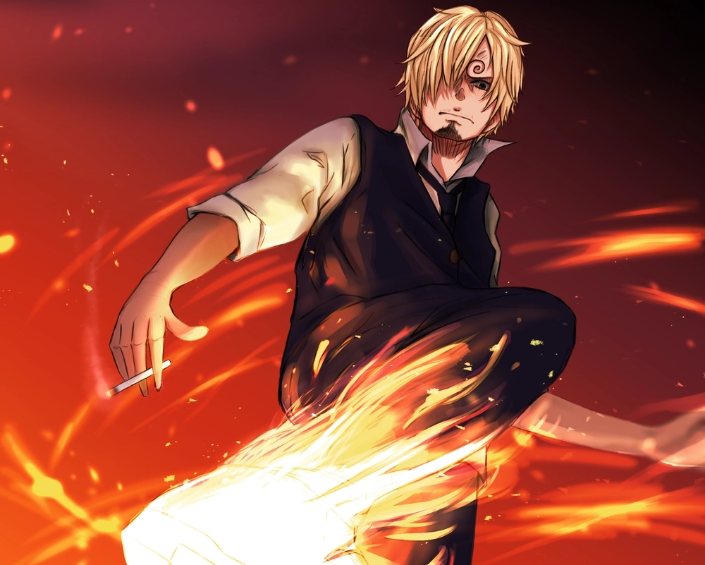 Sanji là đầu bếp tài ba với phong cách lịch lãm và tinh tế