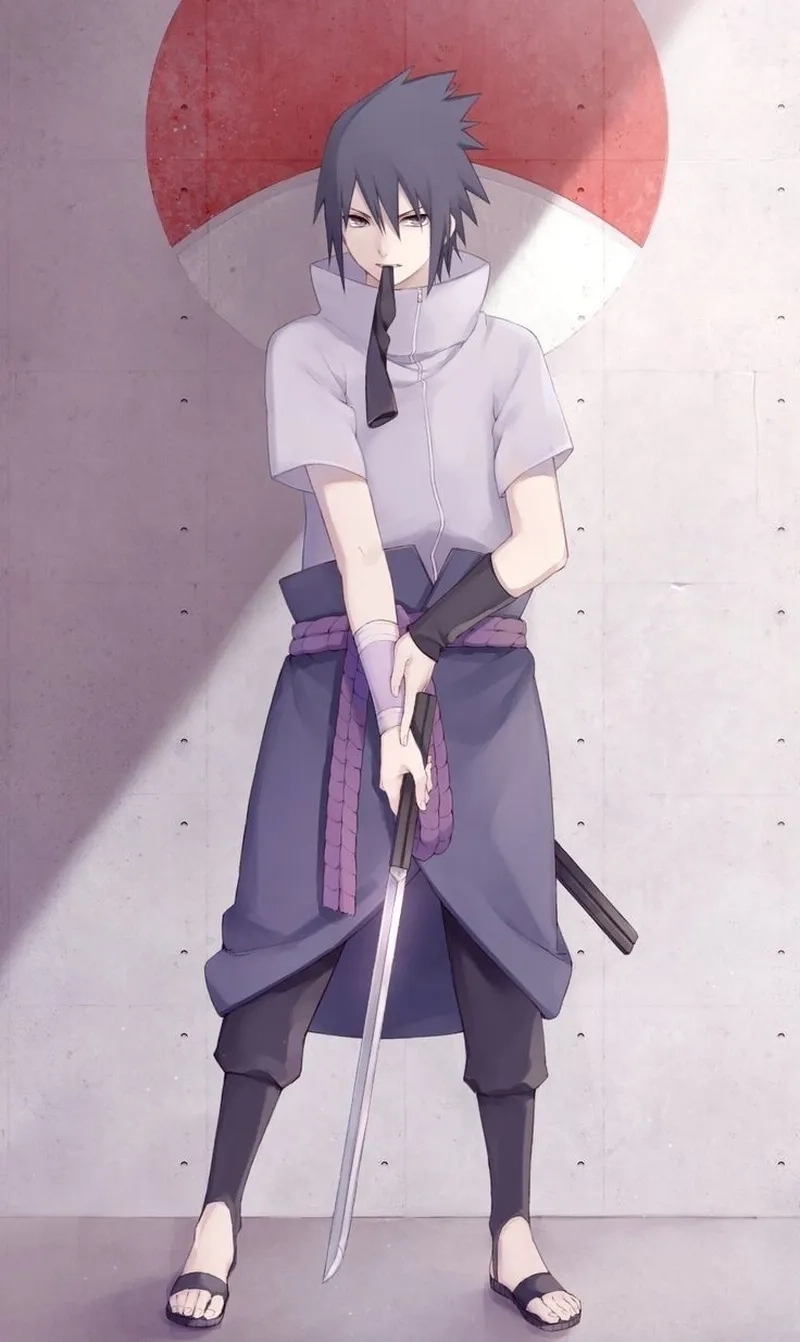 Vẽ Sasuke ngầu minh họa thần thái lạnh lùng xuất sắc