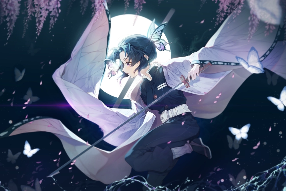 Anime Shinobu nổi bật giữa thế giới kiếm quỷ