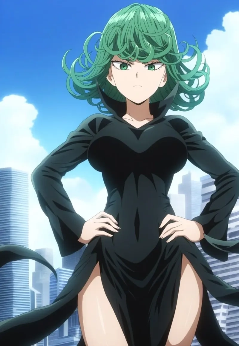 Tatsumaki manga fanart tái hiện thần thái lạnh lùng