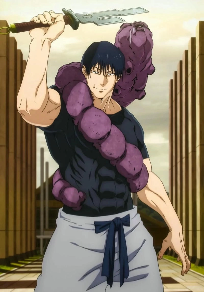 Toji pose tạo dáng khí chất và mạnh mẽ