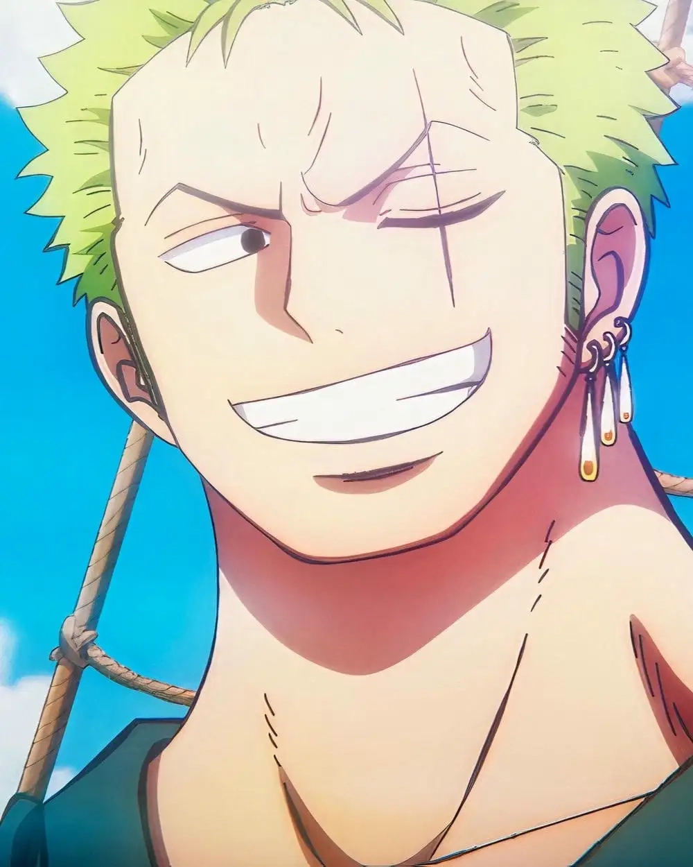 Zoro ngầu với phong thái dũng mãnh và khí chất phi thường