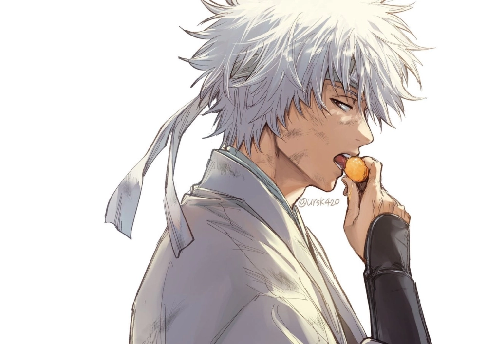 Anime Gintoki Sakata hình ảnh sống động và cuốn hút
