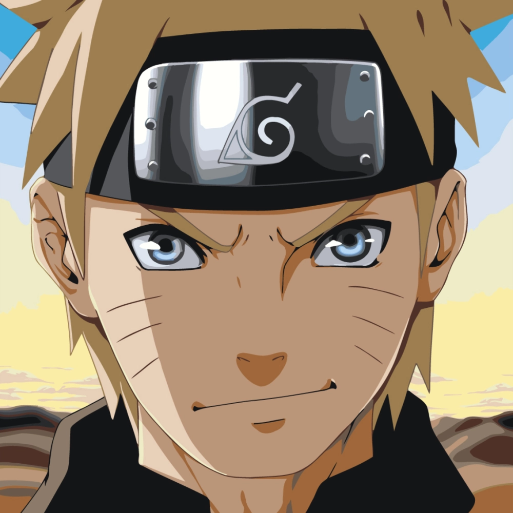 Naruto Uzumaki art tác phẩm nghệ thuật tái hiện thần thái anh hùng