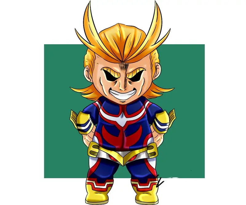 Thưởng thức All Might My Hero Academia tuyệt vời