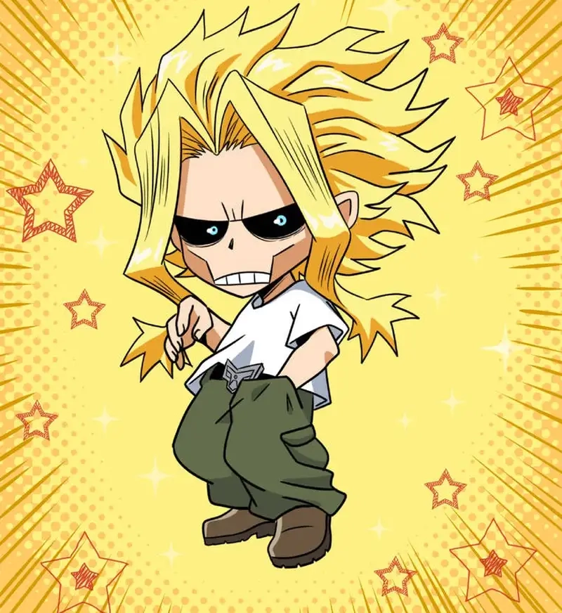 Sưu tầm All Might fanart phong cách độc đáo