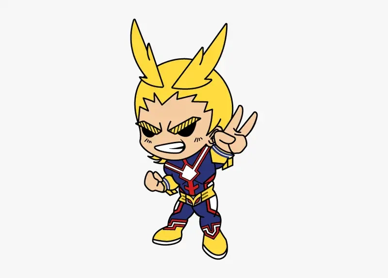 Sưu tầm All Might kawaii phong cách Nhật