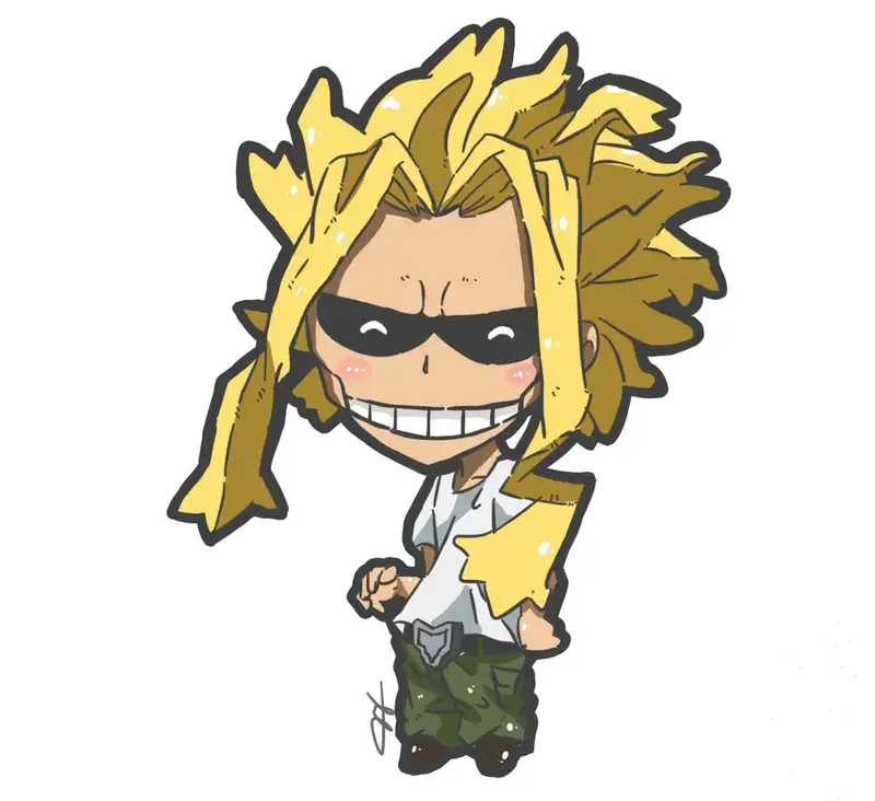 Chia sẻ All Might cute cực dễ thương