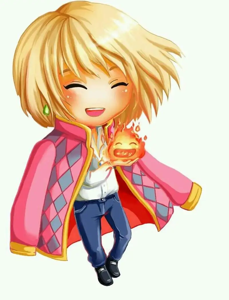 Chiêm ngưỡng fanart chibi Howl được vẽ tỉ mỉ và sống động